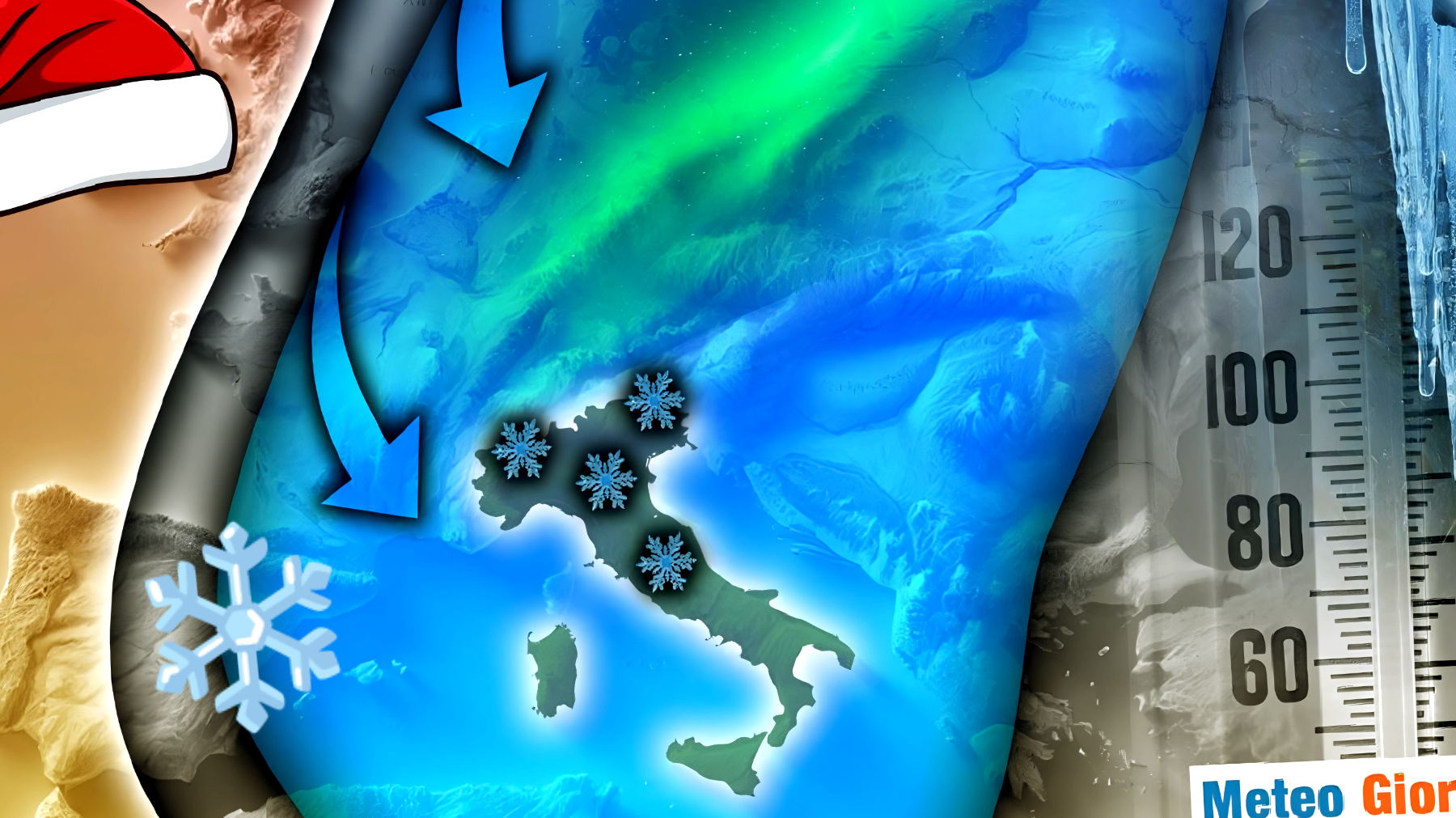 Natale bianco previsto"